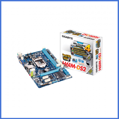 Gigabyte Genuine GA-H61M-DS2 Desktop Motherboard